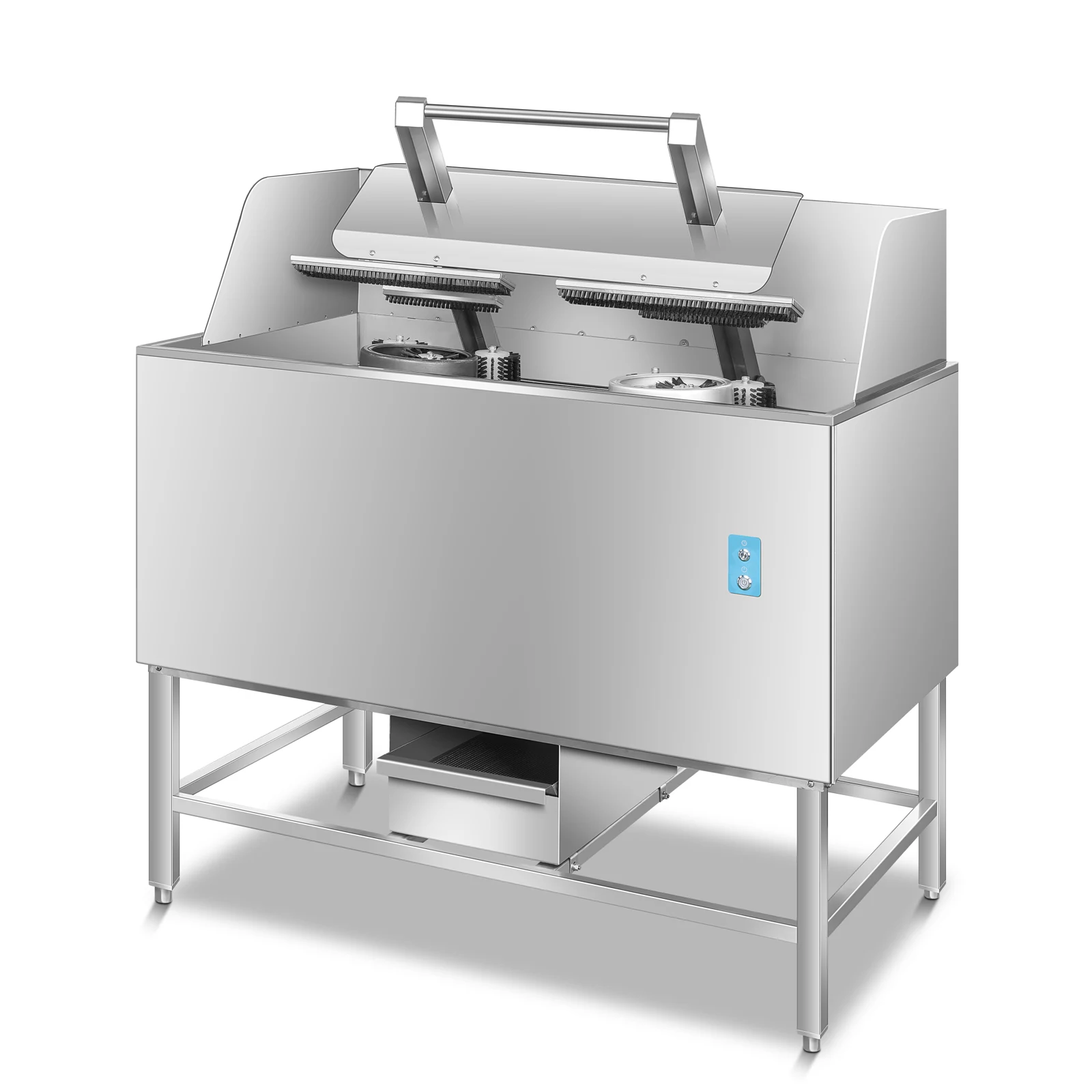 V-TAI dual-station cake mold washer, full machine view